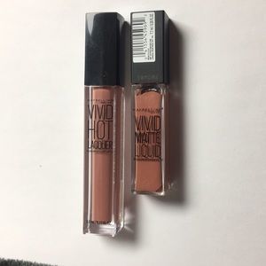 (2) Maybelline Nude Liquid Lipsticks